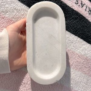 Marble jewelry dish